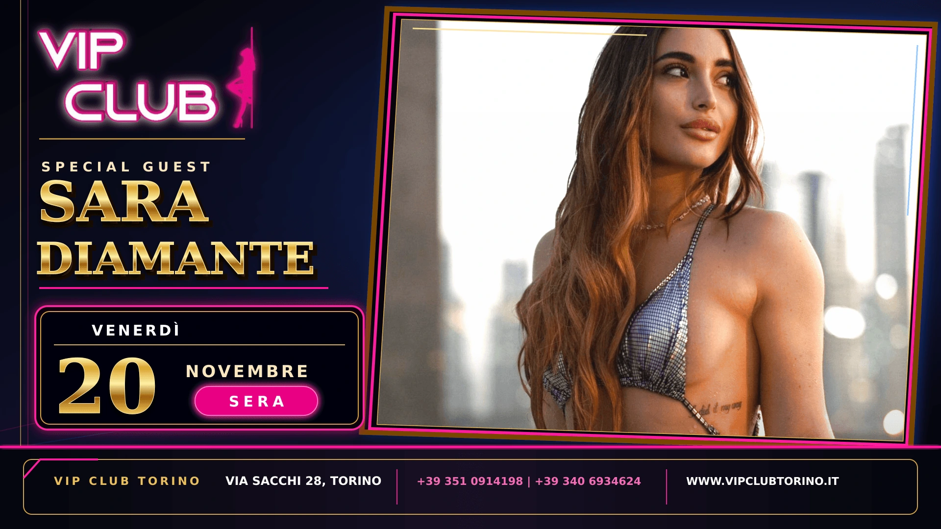 Locandina originale: Sara Diamante, 20 novembre